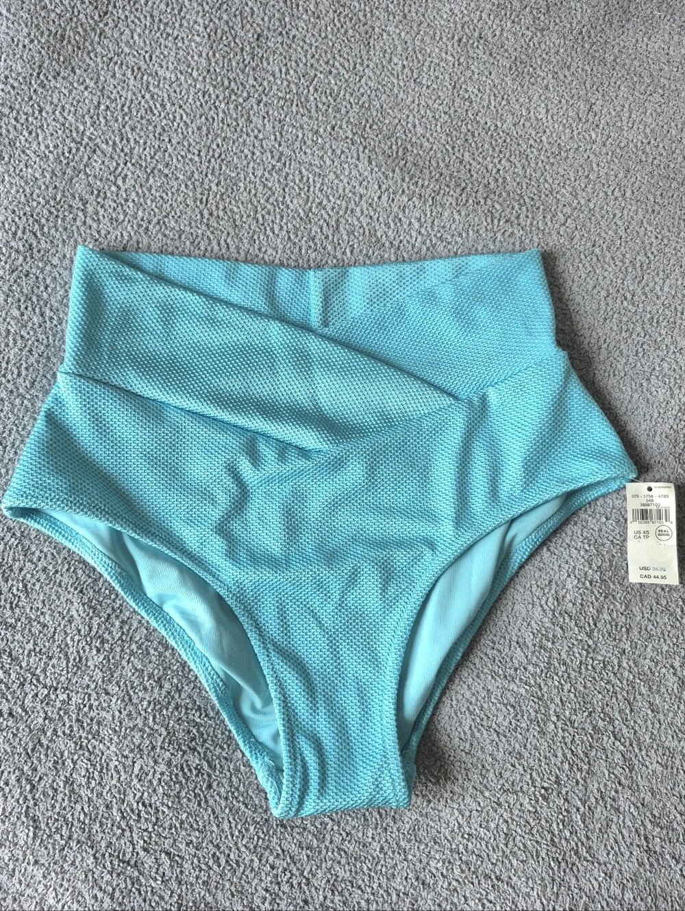NWT- Aerie High-Waist Crossover Bikini Bottoms